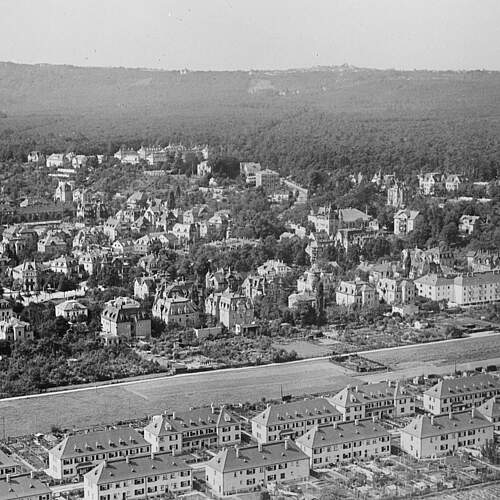 Aero-Express-Luftbild: Dresden-Trachau, Luftbild-Schr&auml;gaufnahme, vor 1930