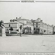 Albertstadt. Caserne des 2. Grenadier-Regiments No. 101 und Grenadier-Wachtgebäude