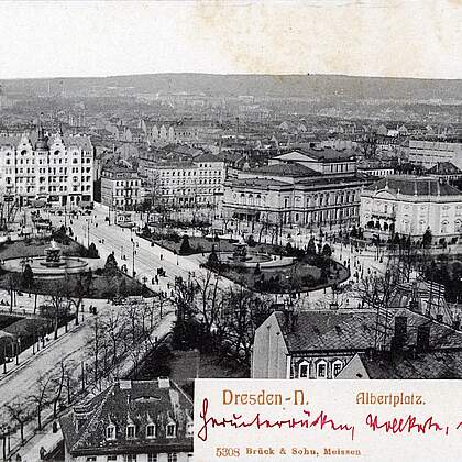 Albertplatz und Neustadt