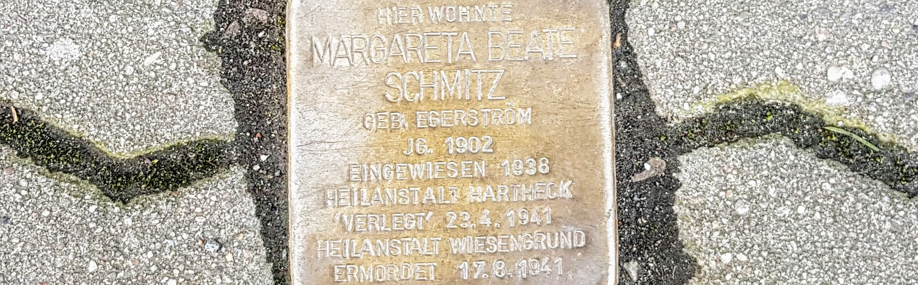 Stolperstein: Margareta Beate Schmitz