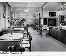 Ansichtskarte Dresden Schlosskeller Gastronomie Bes. Fritz Kuni&szlig;