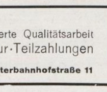Werbung Pianofortefabrik Franz Lindner (1930)