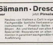 Geigenbauer S&auml;mann