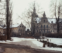 Dorfplatz Dresden-Prohlis, Februar 1976