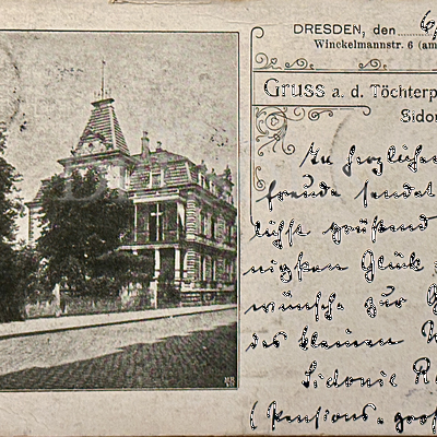 Töchterpensionat Sidonie Römer Winckelmannstraße Töchterpensionat Sidonie Römer Winckelmannstraße