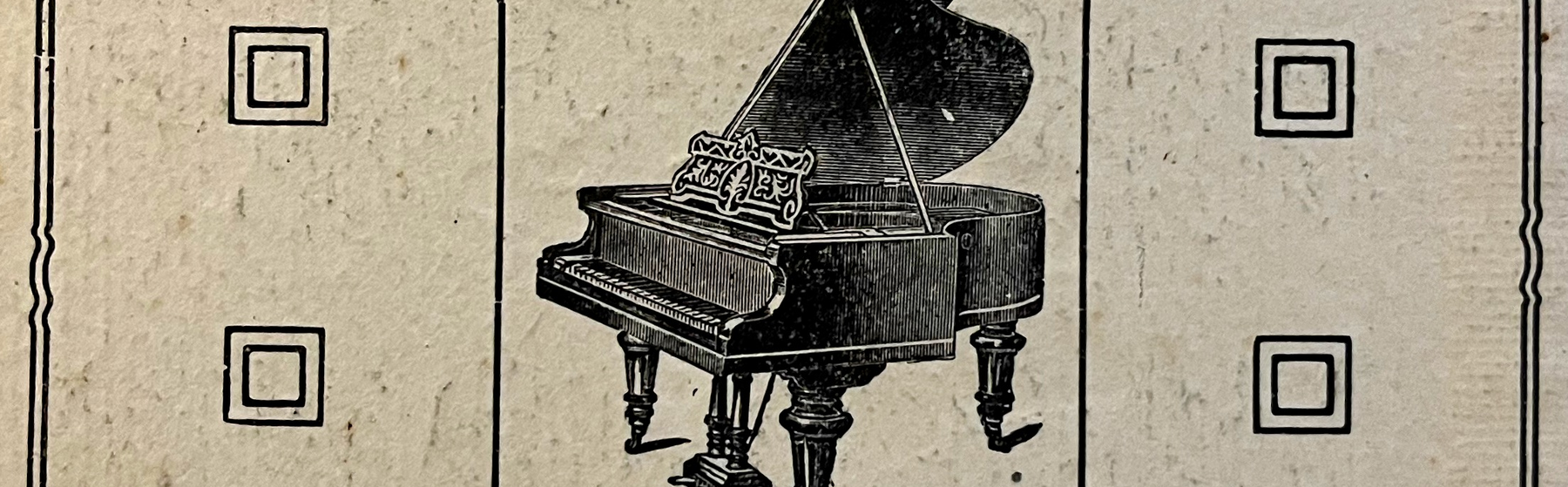 Werbung Piano- und Harmonium-Haus Stolzenberg