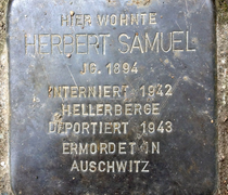 Stolperstein: Herbert Samuel