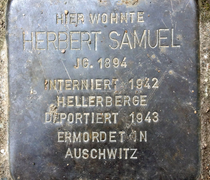 Stolperstein: Herbert Samuel