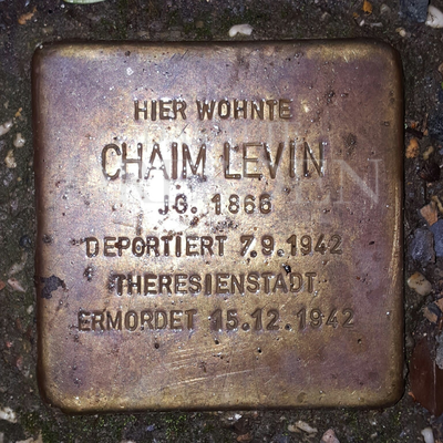 Stolperstein: Chaim Lewin